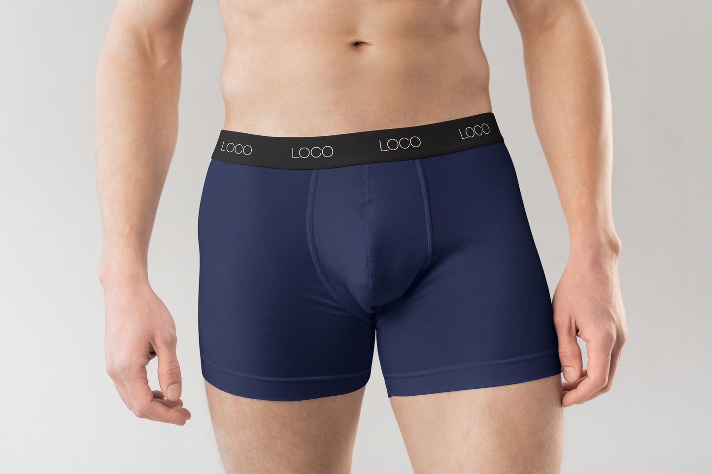 LOCO 3er-Premium Pack aus Bio-Baumwolle (kbA) - French Navy