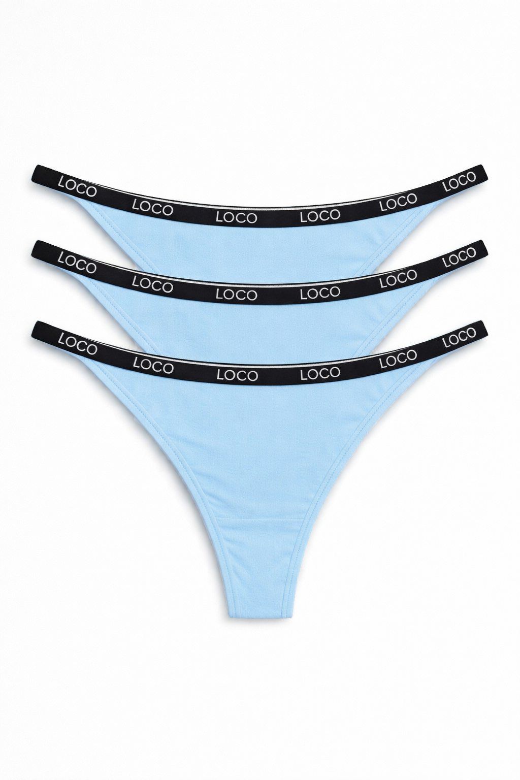 LOCO String 3er Pack (kbA) - Himmel Blau