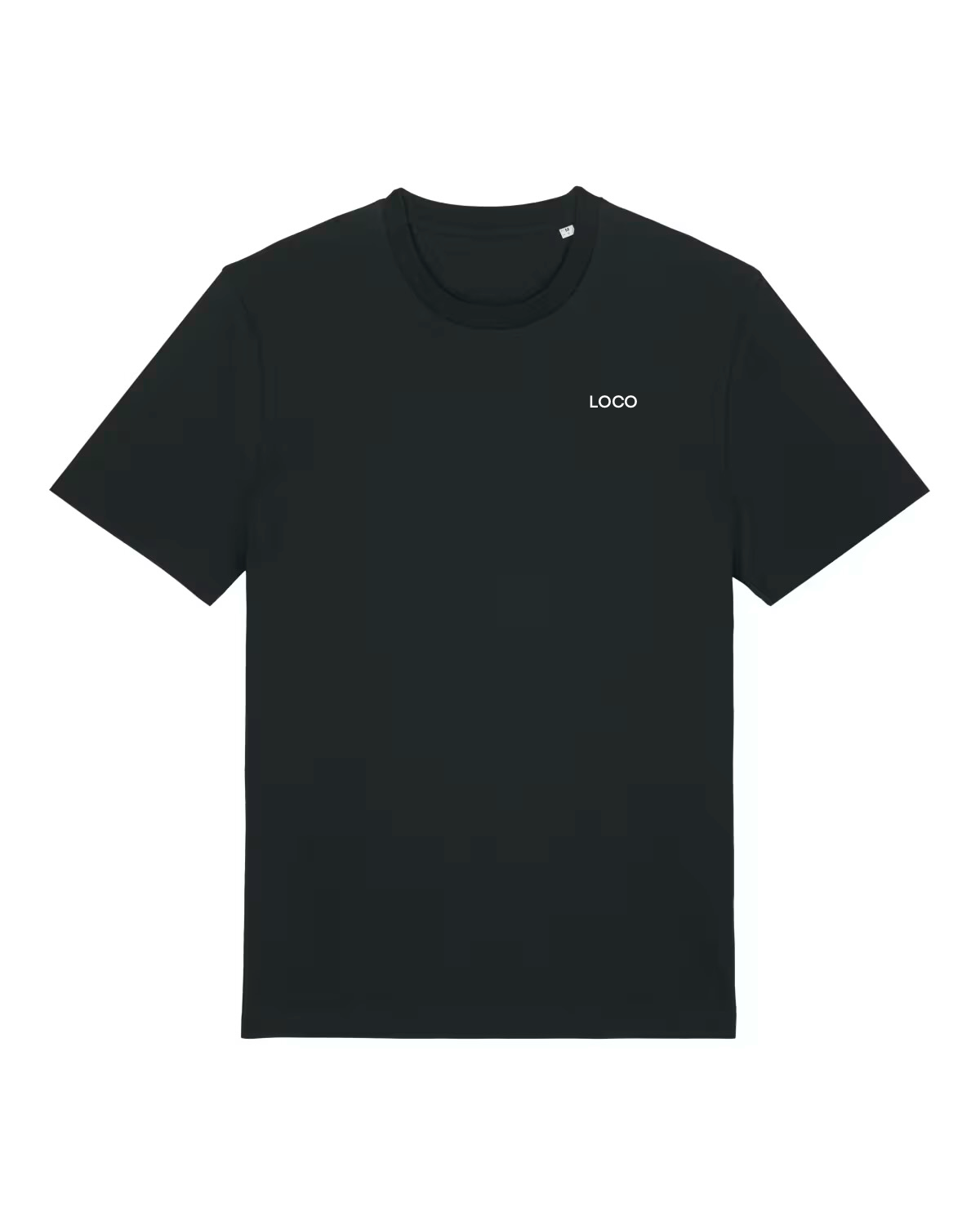 T-SHIRT ORGANIC BLACK 180GSM