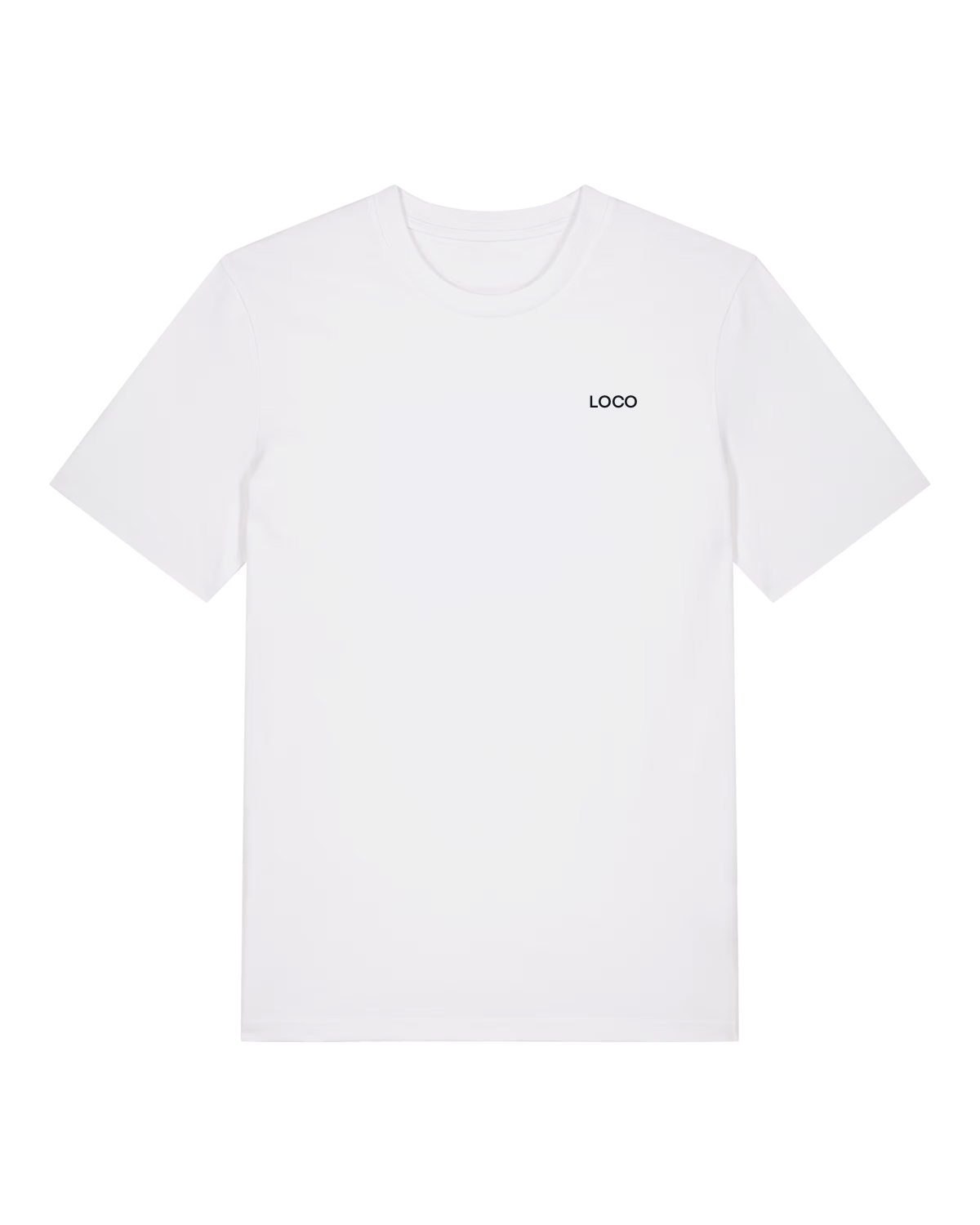 T-SHIRT ORGANIC WHITE 180GSM